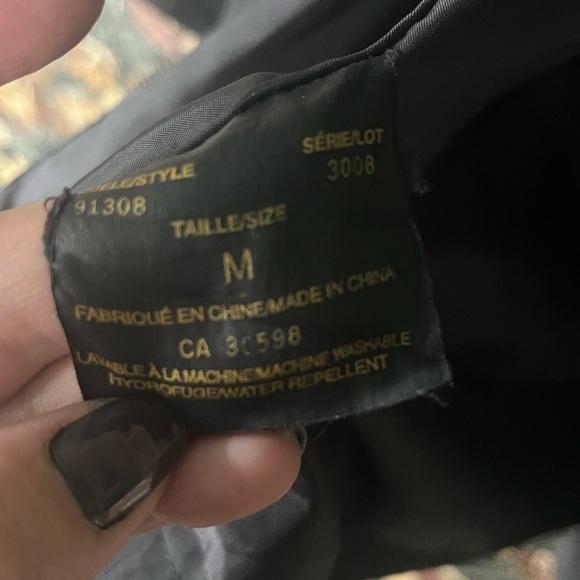 Vintage Black Nylon Short Trench Coat - Picture 7 of 8